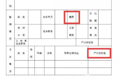 ​籍贯和户口所在地一样吗是什么意思，不一样(籍贯是查祖籍)